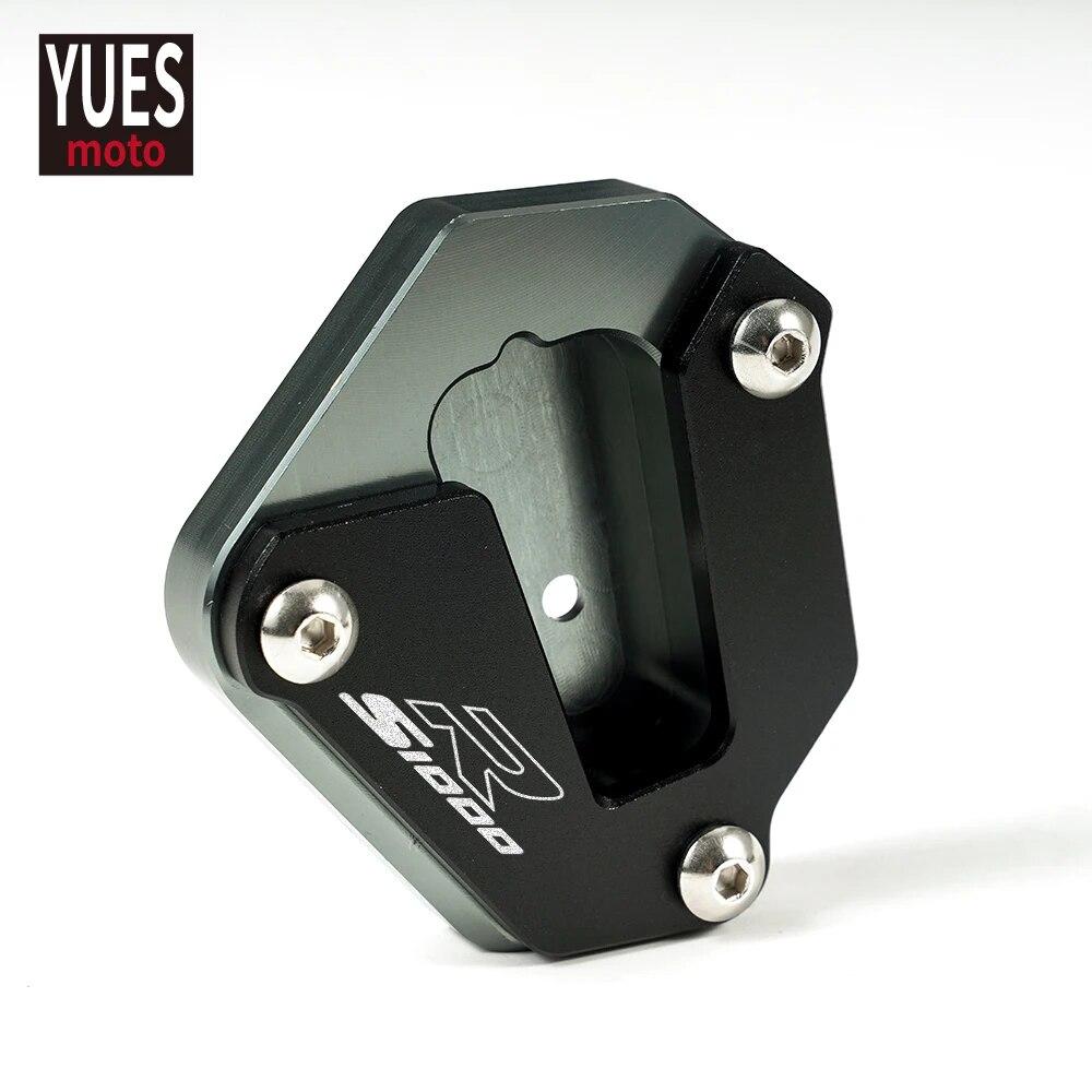 

Аксессуары для мотоциклов, удлинитель боковой подставки, подставка для ног, увеличитель для BMW S1000 R 2017 2018 серый