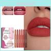 Eelhope 6 Color Matte Lip Liner Pencil Set For Long Lasting Smudge Proof Finish