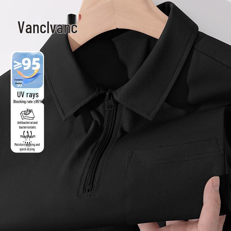 VANCL Men s Quick-Dry Sun Protection Business Casual Polo Shirt M