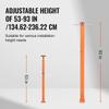 Verstellbarer Wagenheber Stütze Haus Boden Nivellierheber 53"-93" Höhenbereich