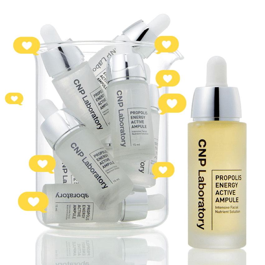 CNP Propolis Ampoule 30ml – Korean Brightening & Soothing Serum for Glowing Skin (1+1+1)