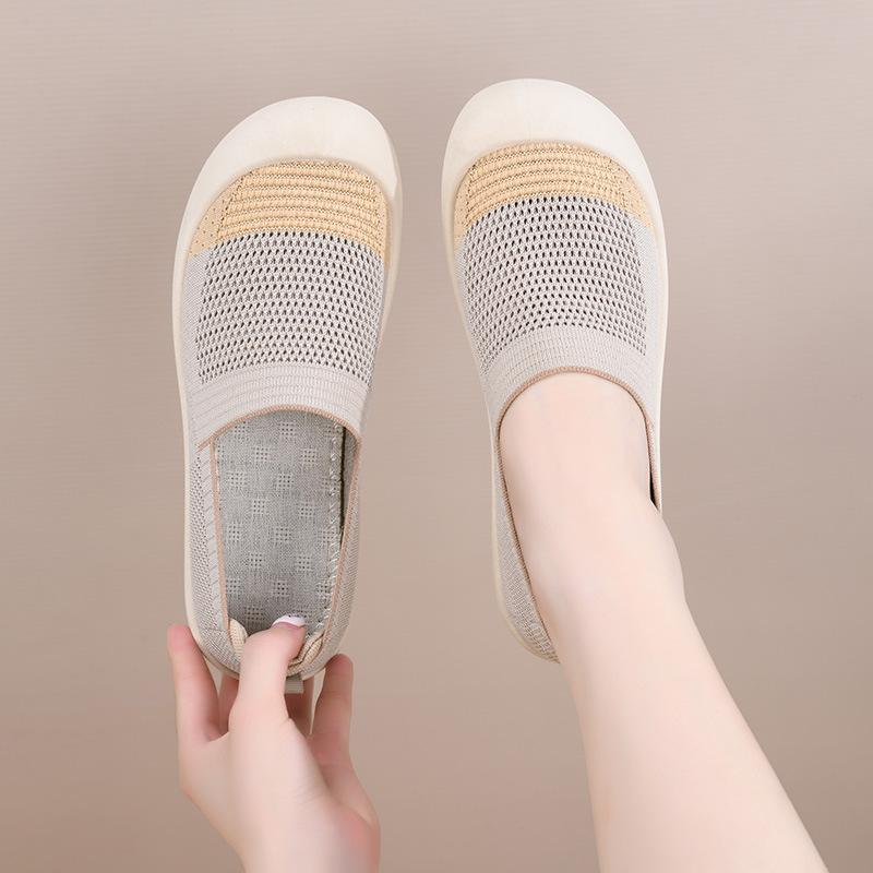 Schuhe Damen Sommer neu vielseitig Freizeitschuhe weiche Sohle keine müden Füße bequem Mutterschuhe