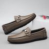 Fashion Genuine Leather Men's Loafers Classics Business Dress Shoes Moccasins Slip on Flats New Driving Shoes Leisure Walk Casual Shoes