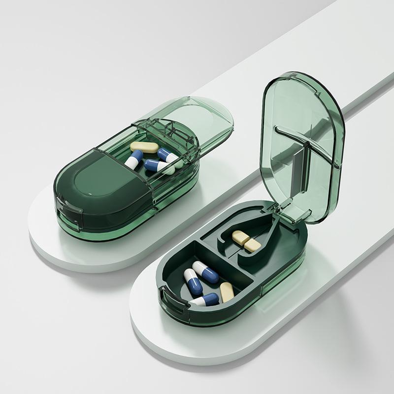Scatoline Portatili da Viaggio per Medicine, Contenitori per Farmaci, Dispenser di Pillole, Scatola Porta Pillole, Custodia per Compresse, Organizzatore Contenitore