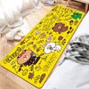 Lines Friends Brown Bear Bathroom Mat INS Style Soft Bedroom Floor House Laundry Room Mat Anti-skid Welcome Doormat