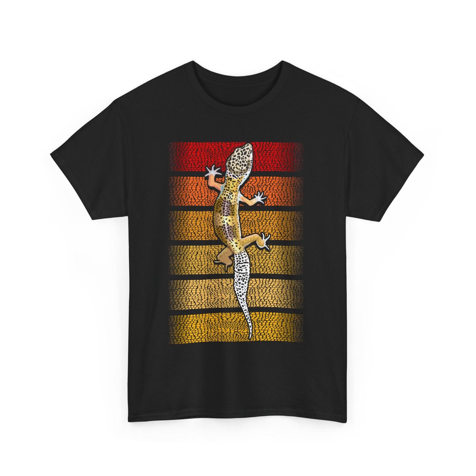 Lizard T-Shirt, Gecko Keeper Reptiles Lovers Women Men Leopard Shirt S разноцветный