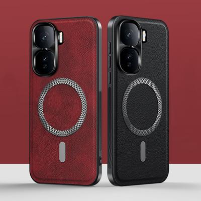 Retro Skórzane Magnetyczne Etui na Telefon Dla Vivo iQOO Neo 10 Neo9 Neo 8 Neo7 Coque Biznesowe Metalowe Ochrona Aparatu Wstrząsoodporny Pokrowiec