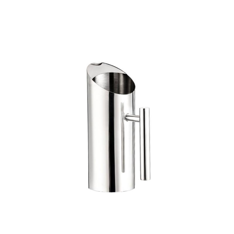 Stainless Steel Straight Body Pouring Pots Large Capacity Water Pitcher Water Jugs Suitable for Office and Home Use