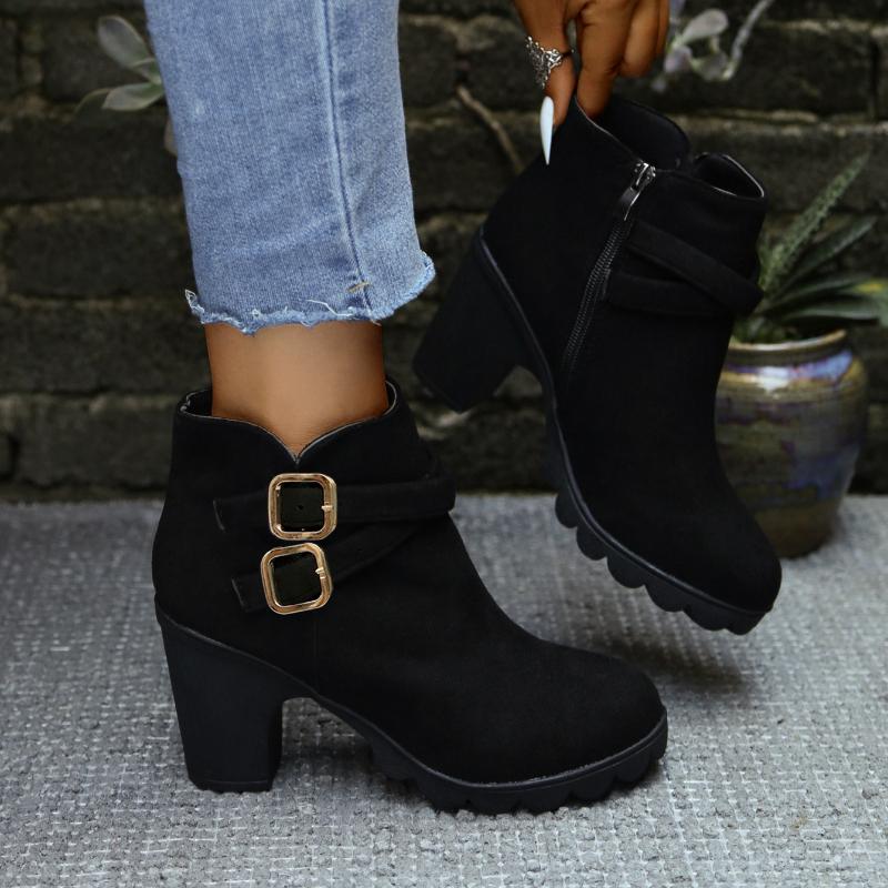 Women High Heels Boots  Winter New Sexy Fashion Platform Boots Outdoor Comfortable Shoes for Women Ankle Boots for Women