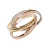 Cartier B4235155 #15(JP Size) Ring Gold K18 Yellow gold/K18 Pink Gold Mens