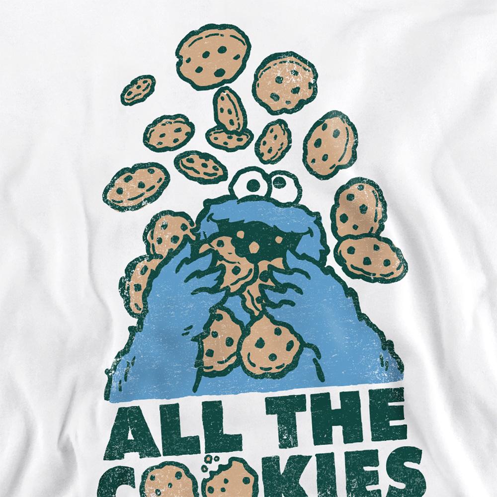 Sesame Street Unisex Adult All The Cookies Cookie Monster Sweatshirt