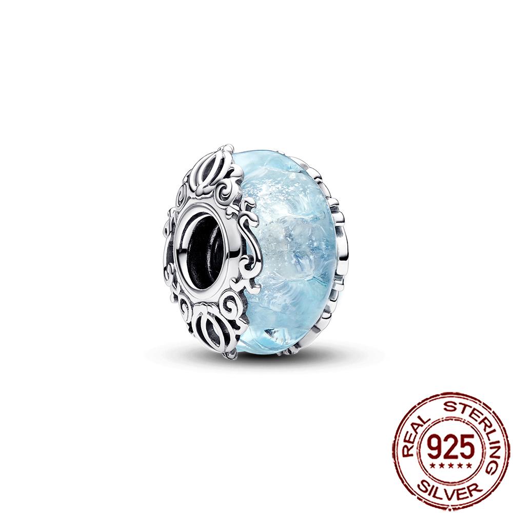 New Designer Charms Copper Colorful Murano Glass Beads Suitable For Genuine Fashion Bracelet Necklace Diy Jewelry