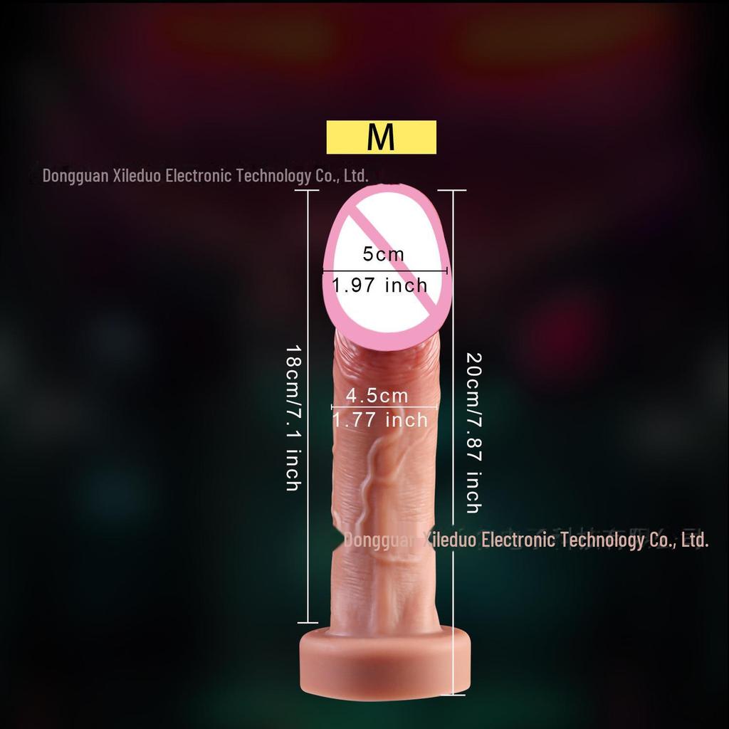 Realistic Silicone Female Masturbator - Soft Flesh Dildo for Cross-Border Pleasure.