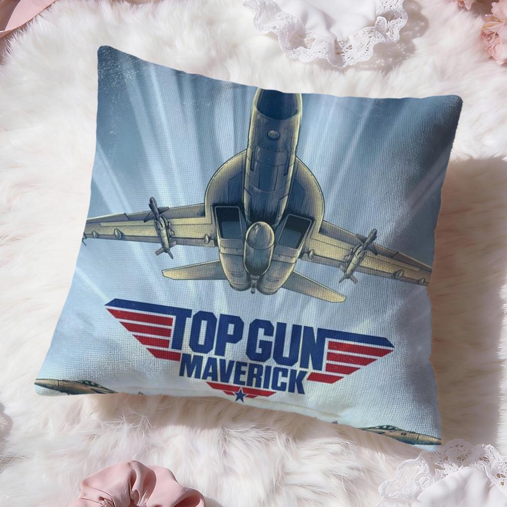 Classic Film T-Top GunS Cushion Cover Premium Comfort Reversible Pillow Cove -Two in One Design for Any Room & Car Interior