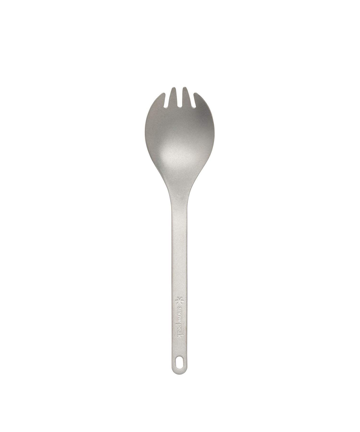 Snow Peak Recycled Titanium Spork Lightweight Titanium Picnic SCT-004RE Spoon, Cutlery, Camping, Outdoor,
