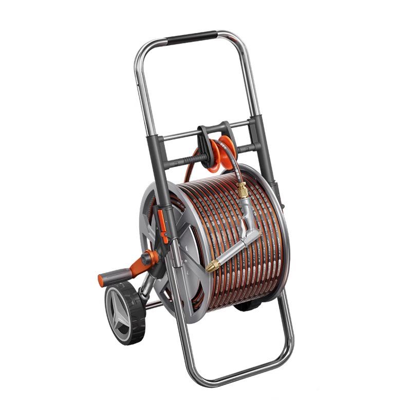 High-Pressure Metal Hose Reel for Car Wash & Garden Watering