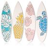 Retro Wooden Beach Surfboard Signs Colorful Surfboard Sign Pendant  Bedroom Home Decorations