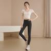 Mesh yoga clothes top women's 1011 new summer fitness clothes Pilates new short-sleeved wholesale with chest pads