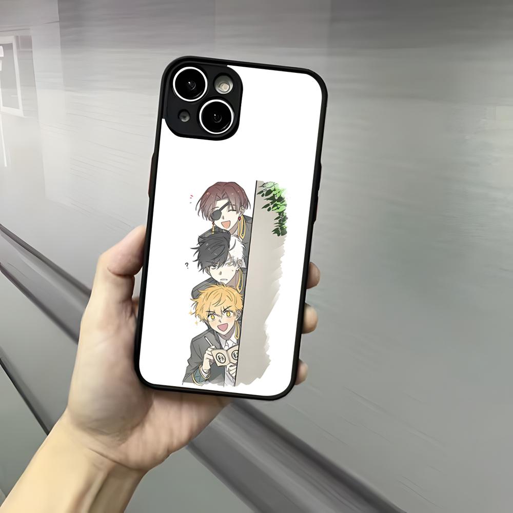 Anime Wind Breaker Sakura Phone Case For Iphone 17 16 15 14 13 12 Pro Max Xr Air Plus Skin Feel Black Hard Shell Cover