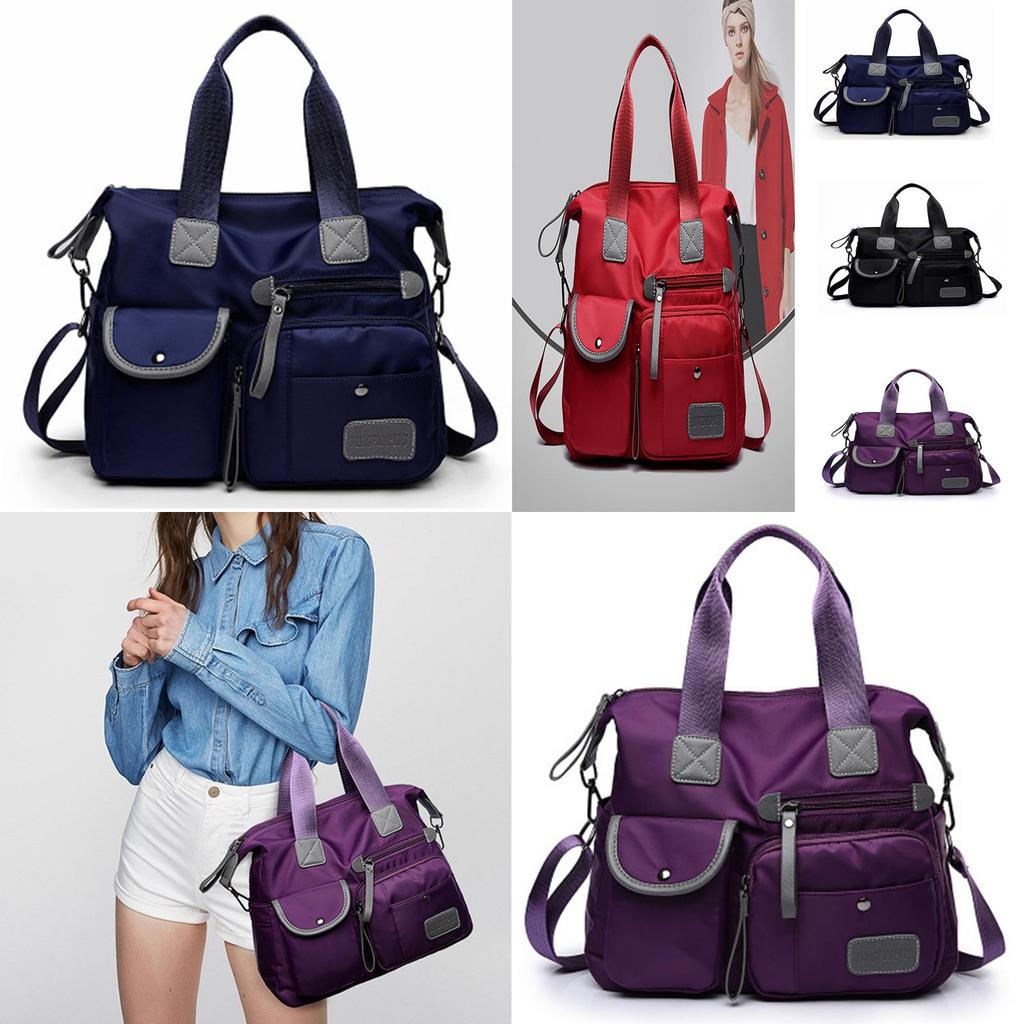 Stylish Women Waterproof Nylon Shoulder Bags With Large Capacity And Timeless Design