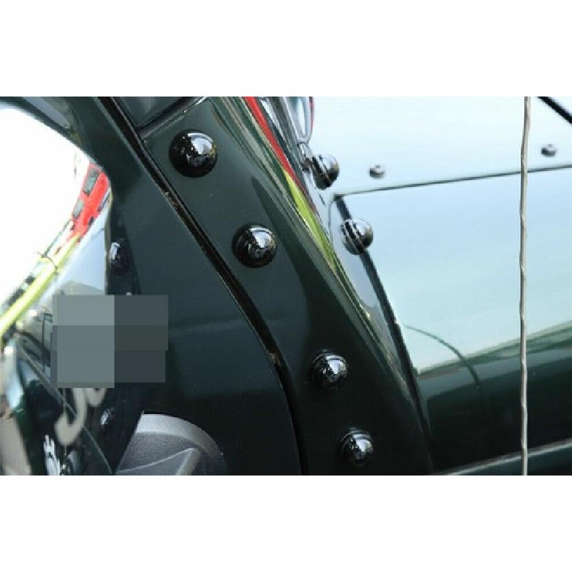 A-pillar Screw Protector Cover Trim Accessories For Jeep Wrangler Jk Jku 07-17