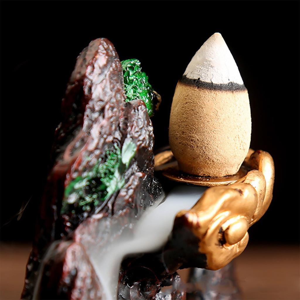 100 ks Přírodní zpětný tok kadidla Věžové kadidlo Santalové dřevo Agarové dřevo Vnitřní aromaterapie