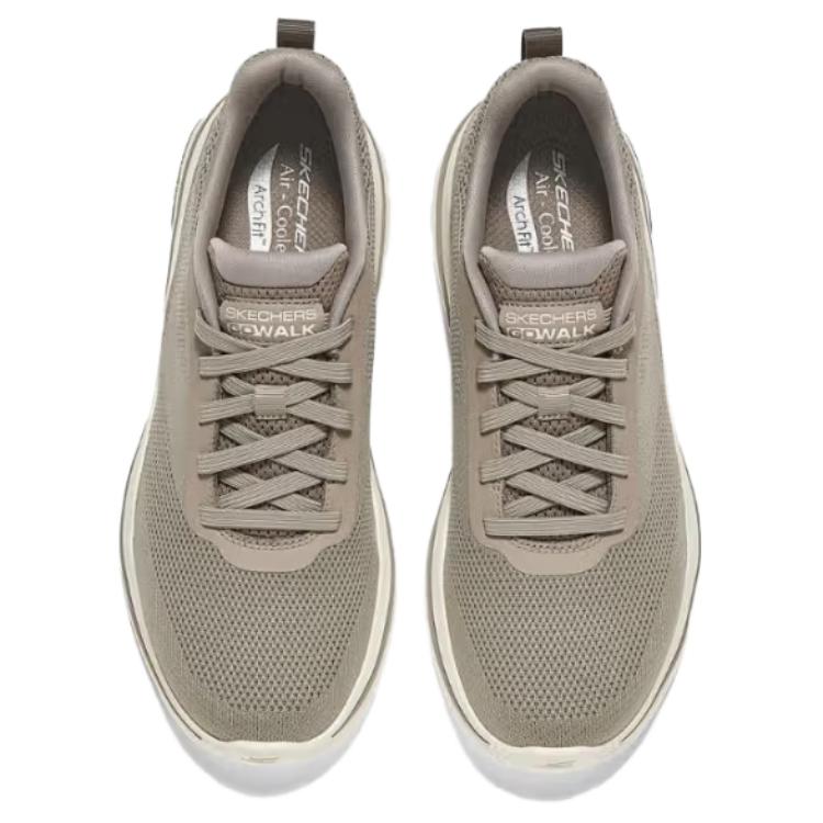Skechers Mens Go Walk Versatile Comfortable Durable Lightweight Low-Top Casual Shoes Men sneaker Gray Brown 216524-TPE