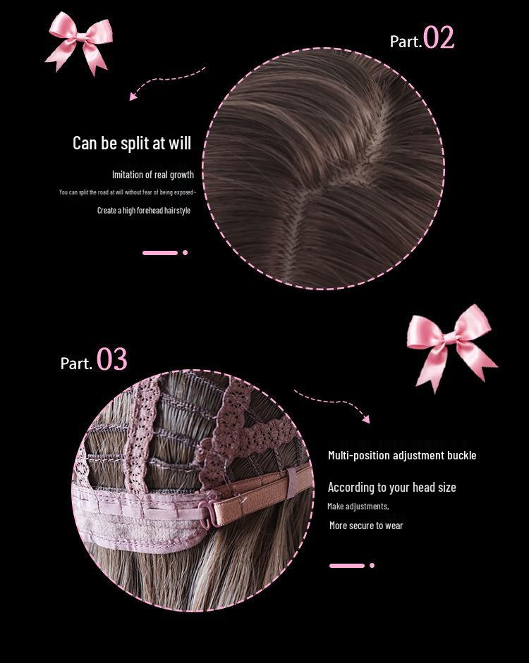 Silk Happy Women's Chocolate Gradient Wig - New Style Daily Natural Full Head Wig