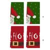 Absorbent Christmas Kitchen Towels With Festival Pattern Reusable Microfiber Cleaning Cloth