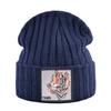 Hats For Knitted Fashion New Men Women Wolf Pattern Skullies Beanies Unisex Knitting Streetwear Hip Hop Bonnet Caps Kpop Gorras