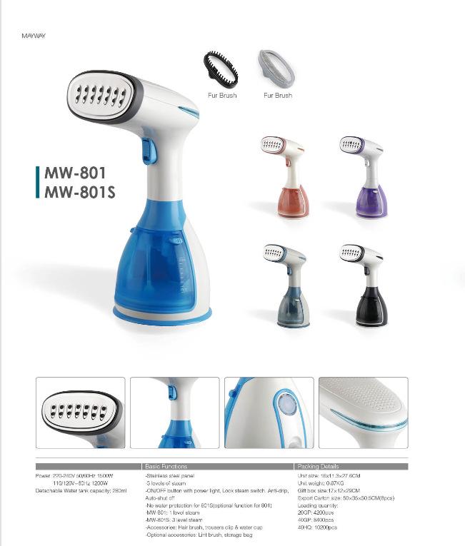 Tragbare Dampf- und Trockenbügelmaschine mit Doppelfunktion: Kompaktes Handbügeleisen für den Heimgebrauch