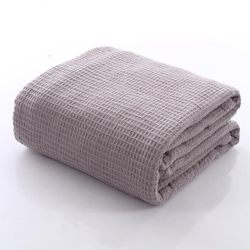 G5Z Pure Cotton Waffle Weave Blanket – Comfortable & Breathable Honeycomb Design for Sofa or Office Use.