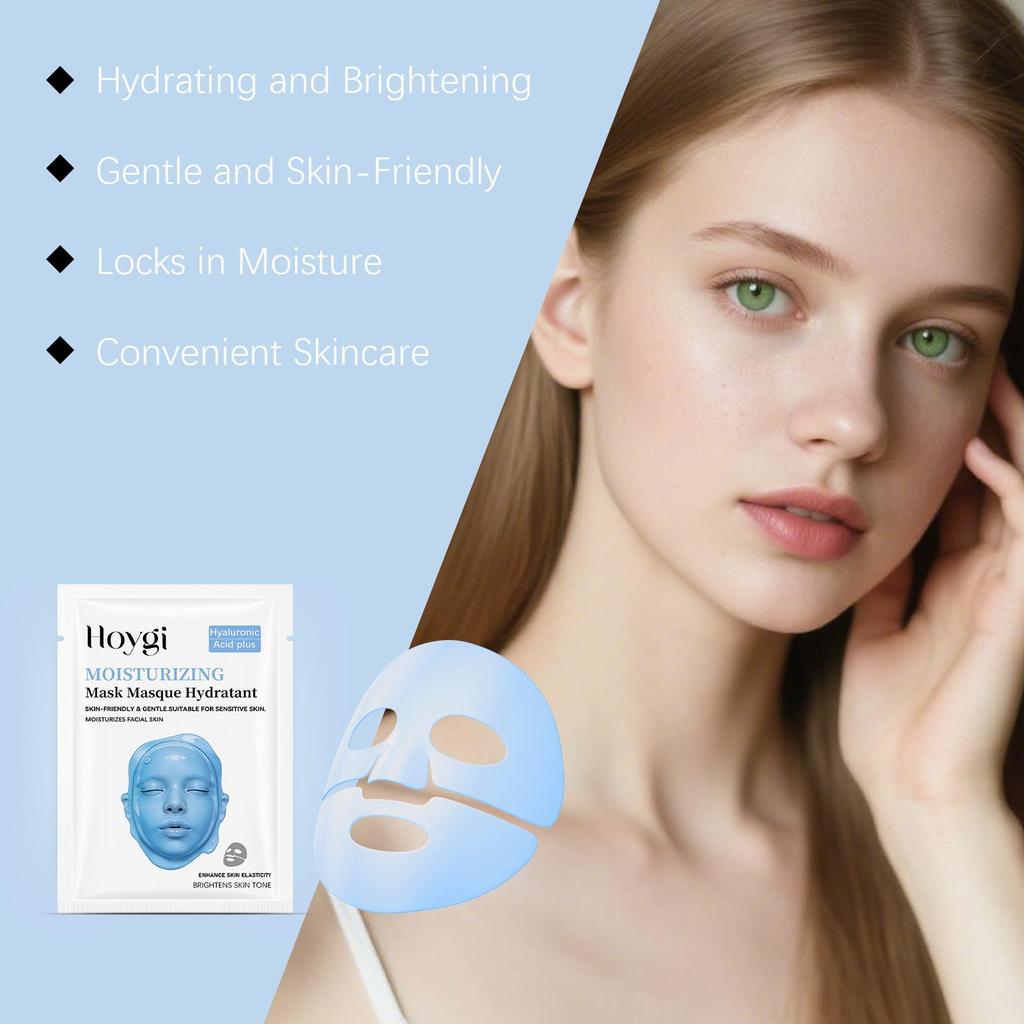 Hydrating Glow Face Mask (Box Packed), Moisturizes & Softens Dry Skin, Refreshing & Radiant Facial Care