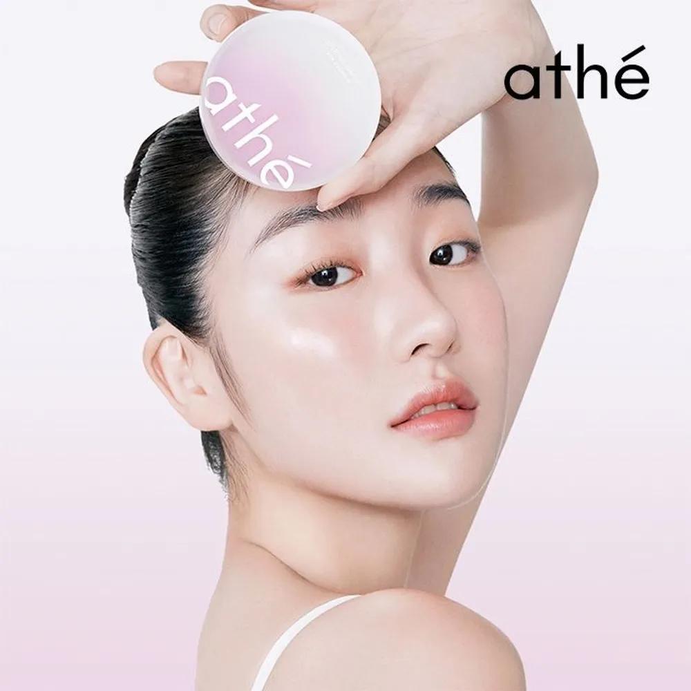 ATE Vegan Relief Lighting Tone-Up Sun Cushion Tone Correcting Misty Purple (SPF 50+/PA++++)