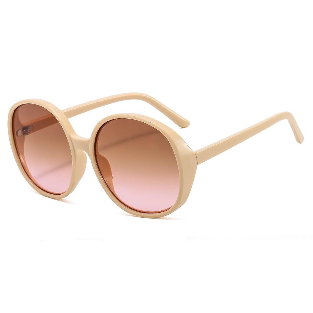 New Retro Round Sunglasses Women Brand Design Oval Female Sun Glasses  Feminino Lunette Soleil Uv400