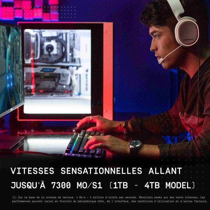SSD Hard Drive - Wd_black - Sn850x - 4 Tb - 7300 Mb/s - M.2 2280 - Pcie 4.0 X4