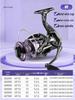 Mulinello da Pesca a Spinning Full Metal per Mare e Lancio da Riva con Compatibilità per Micro Lure.