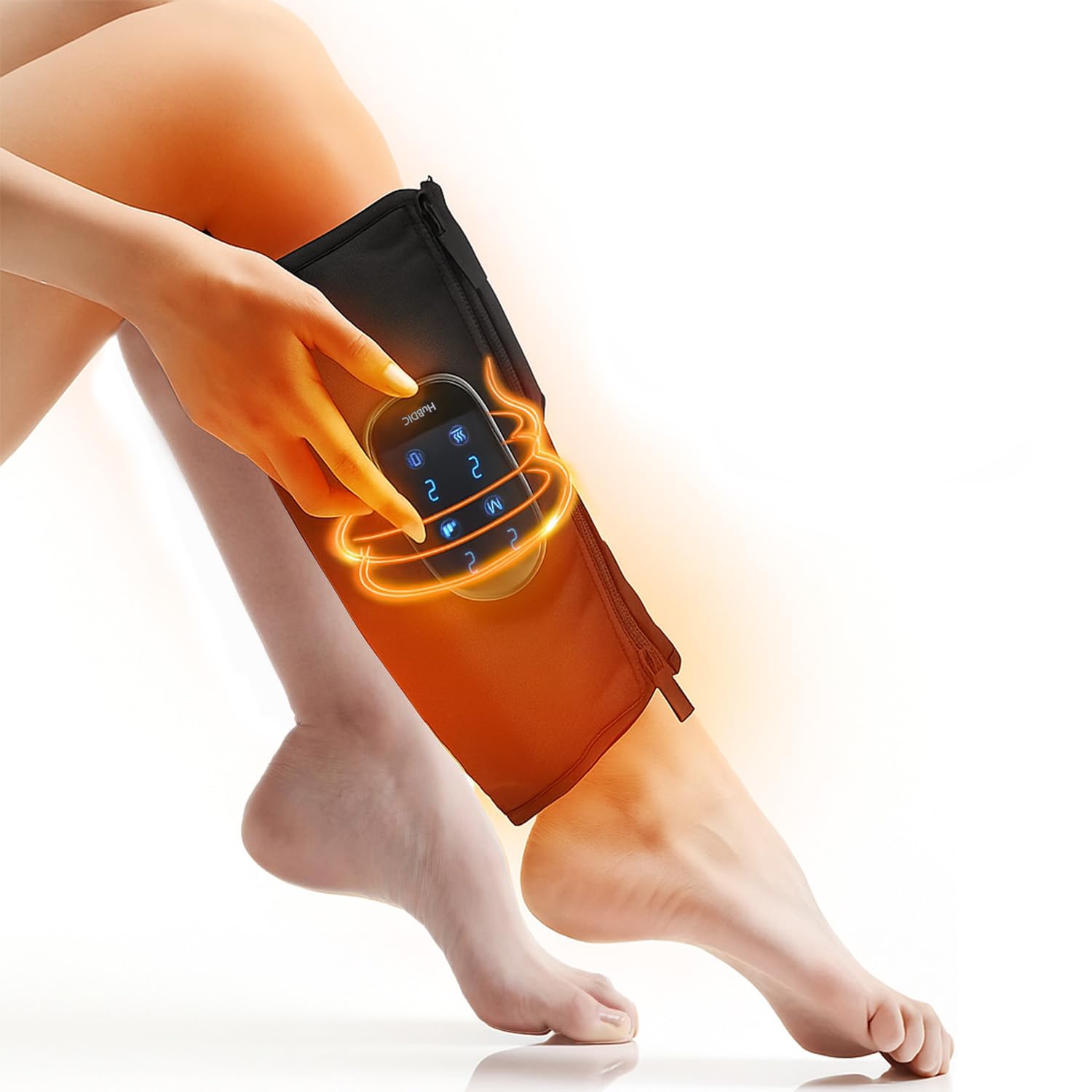 

HuBDIC Воздушная компрессия для ухода за ногами и Беспроводной и 4 Давление Супермощный Примерно вдвое больше давления, чем у обычного 3 Интенсивность 2 чёрный