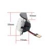 New 12-24V for Car Rear Bumper License Plate Holder for 2Pcs Signal Lamp LED Light  Wrangler JK JL 2007-2019 Car Accessories