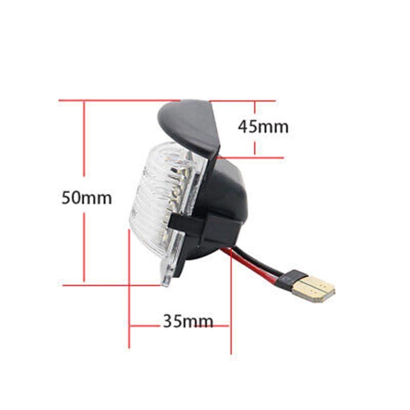 New 12-24V for Car Rear Bumper License Plate Holder for 2Pcs Signal Lamp LED Light  Wrangler JK JL 2007-2019 Car Accessories