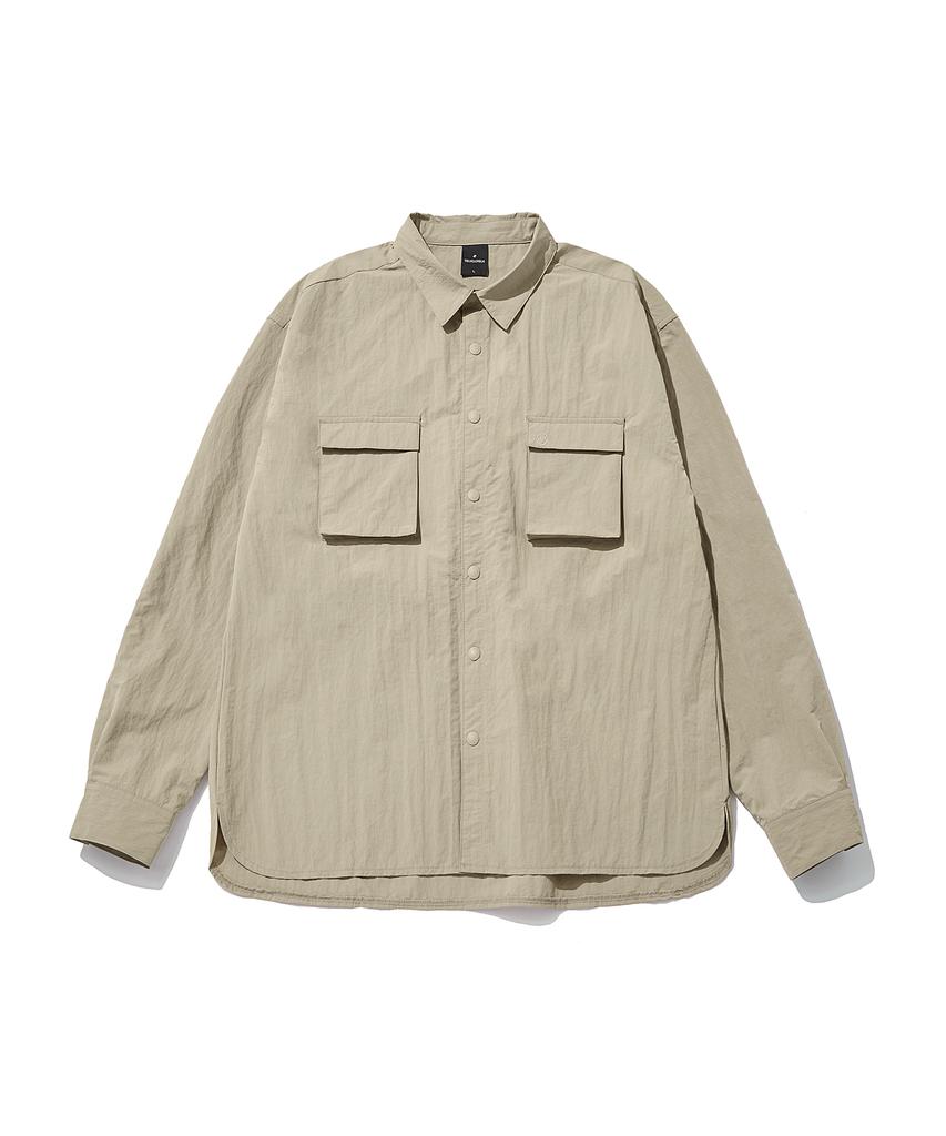 WANGGWAN Nda90 Nylon Overshirt (Beige)