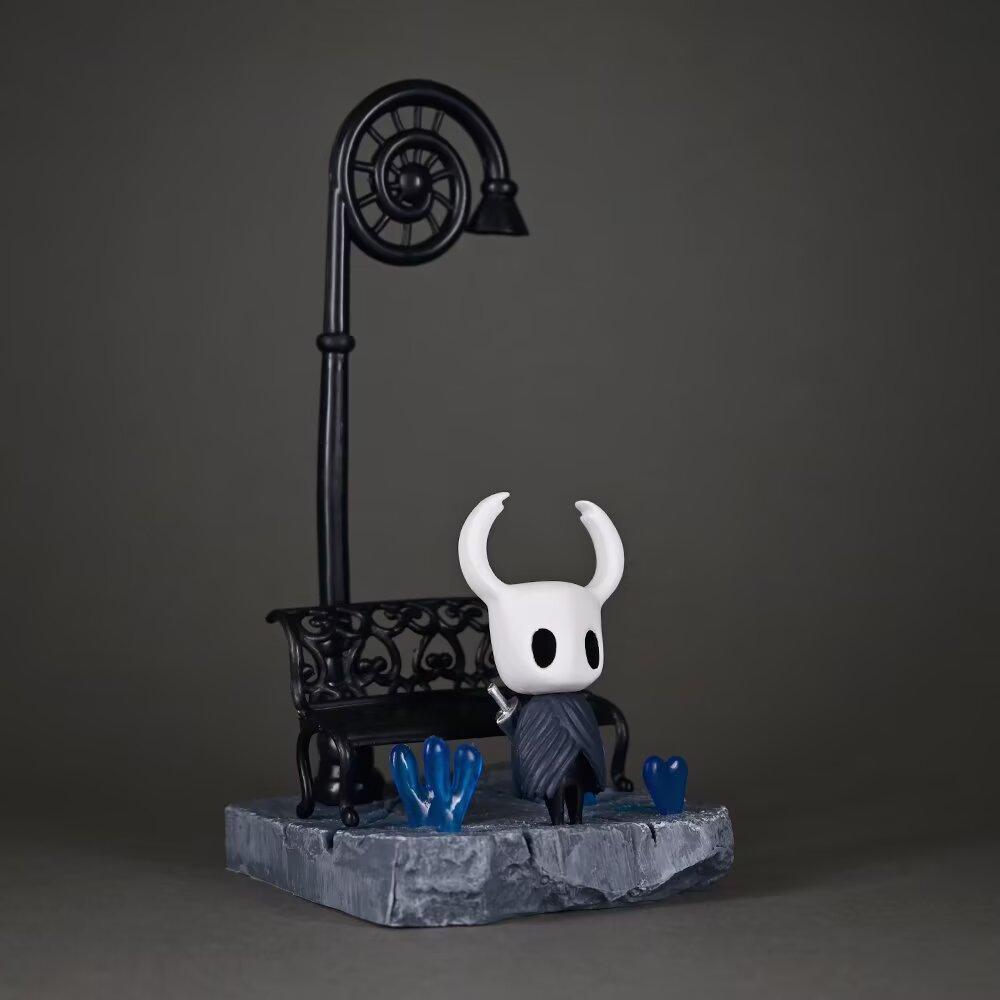 Game Peripheral Hollow Knight Pure Container Gk Little Knight Street Lamp Scene Model Handmade Desktop Ornament Boy'S Toy Gifts