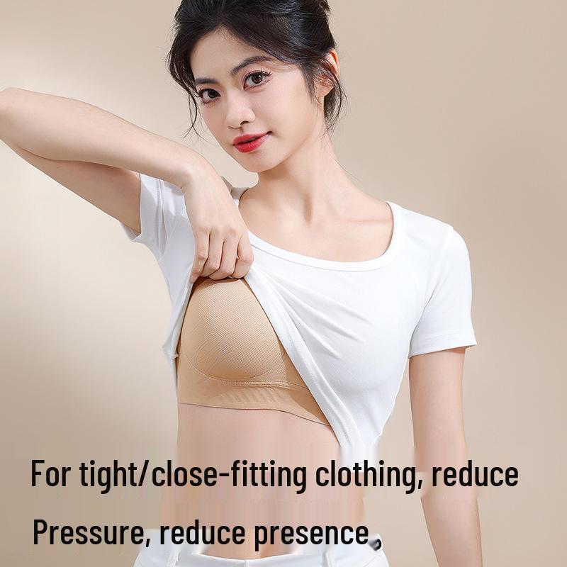 Seamless Pull-On Women's Underwear: Anti-Sagging, Side Support for Underarm Fat, Breathable, Comfortable, Adjustable, Jelly Soft Support Bra.