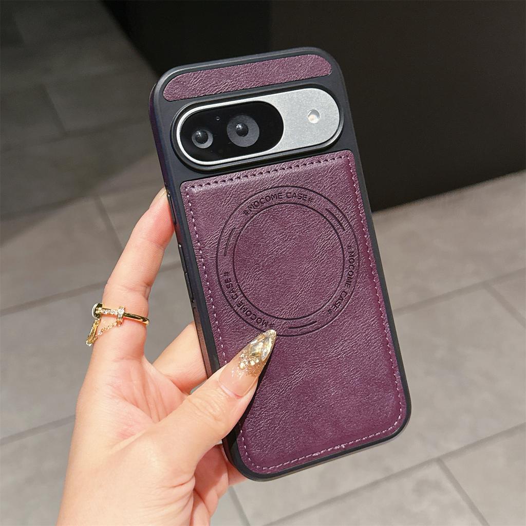 Husă Premium din Piele MagSafe pentru seria Google Pixel 8 9 10. Protecție de Grad Militar, Puternic Compatibilă MagSafe, Elegantă și Durabilă (Culori multiple)