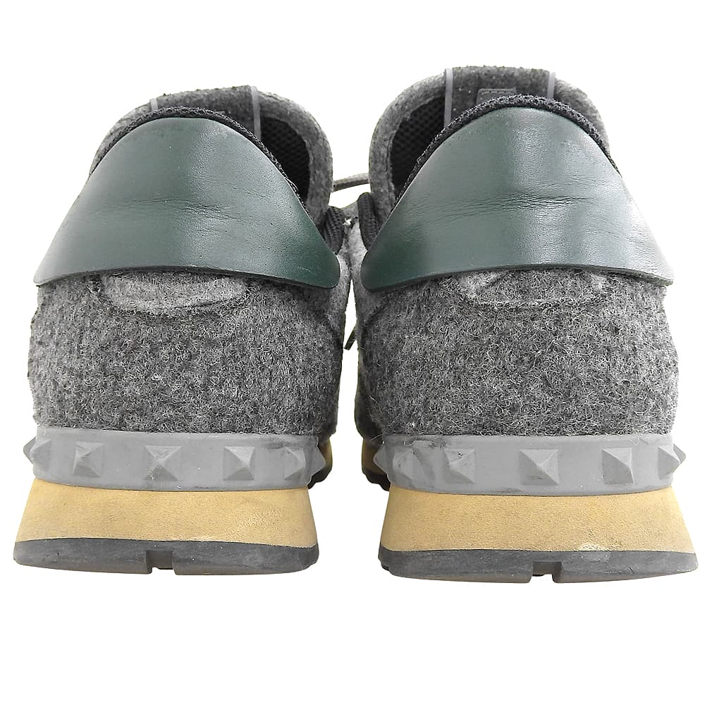 Valentino Garavani Men's Camouflage Low-Cut Sneakers, Gray, 9.8 Inches, LSJ723Y Shoes 40 grayUsed