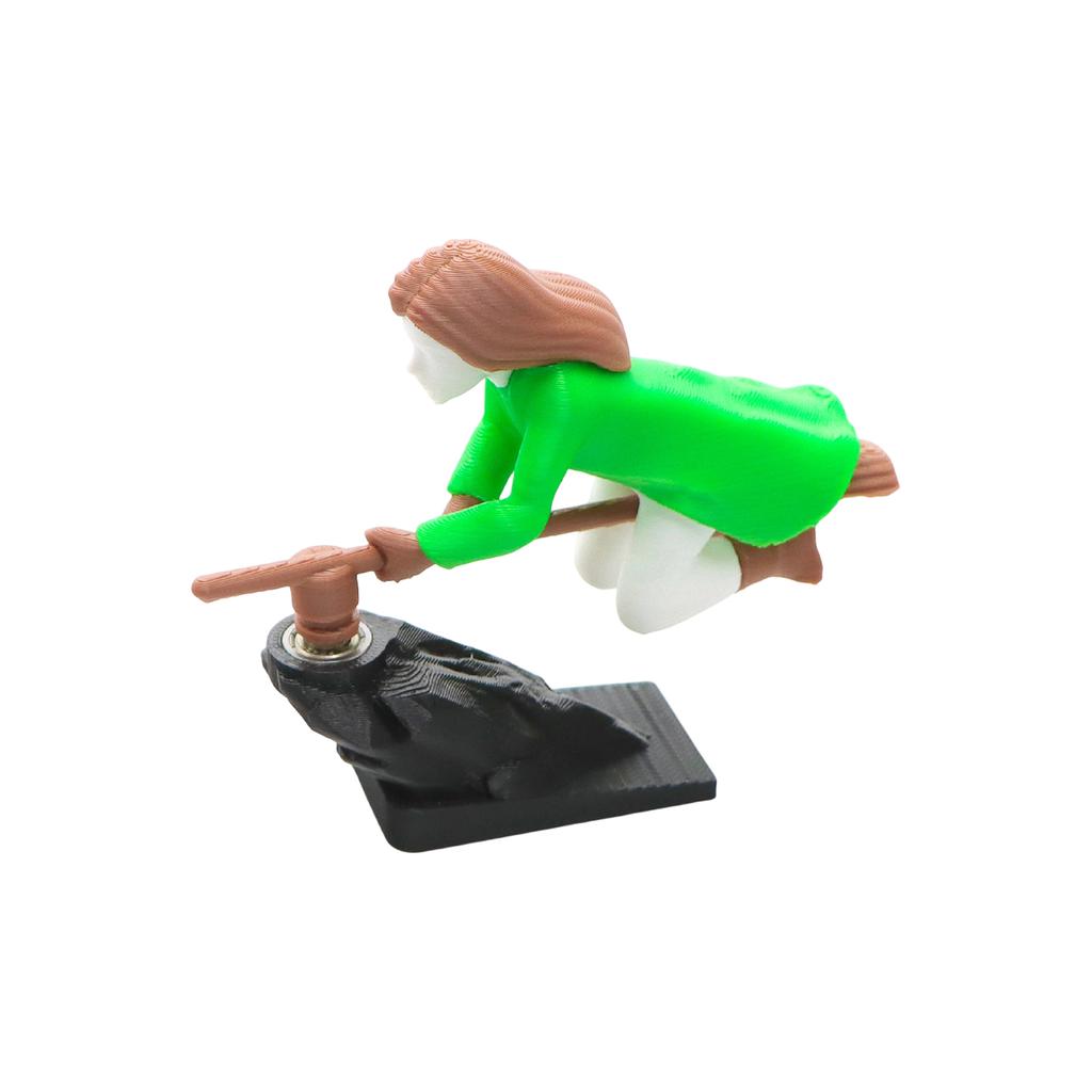 Hexe und Auto Drift Dekoration Ornament