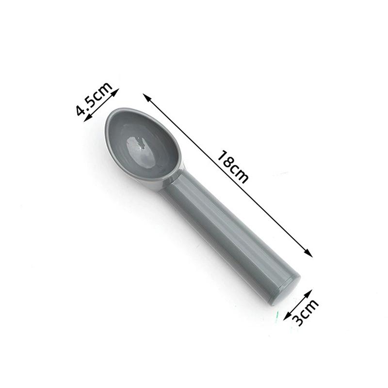 Fruit Digger Ice Cream Scoop Anti-Freeze Sorbet Spoon With Grip Handle For Yogurt Cookie Cupcake