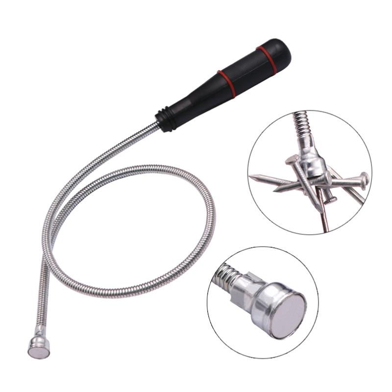 Foldable Strong Magnetic Pickup Tool Car Tool Kit Portable Magnet Grabber Pickup Car Disassembly Tools Car Workshop Tools