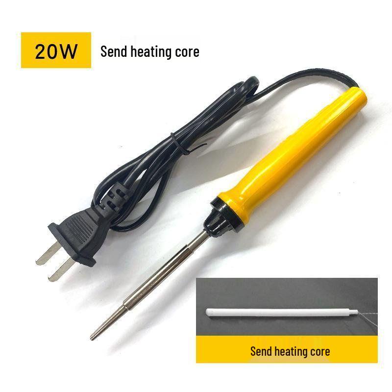 

Internally Heated Electric Soldering Iron Pen with 20W/35W/50W Horseshoe Heating Core for Household Use