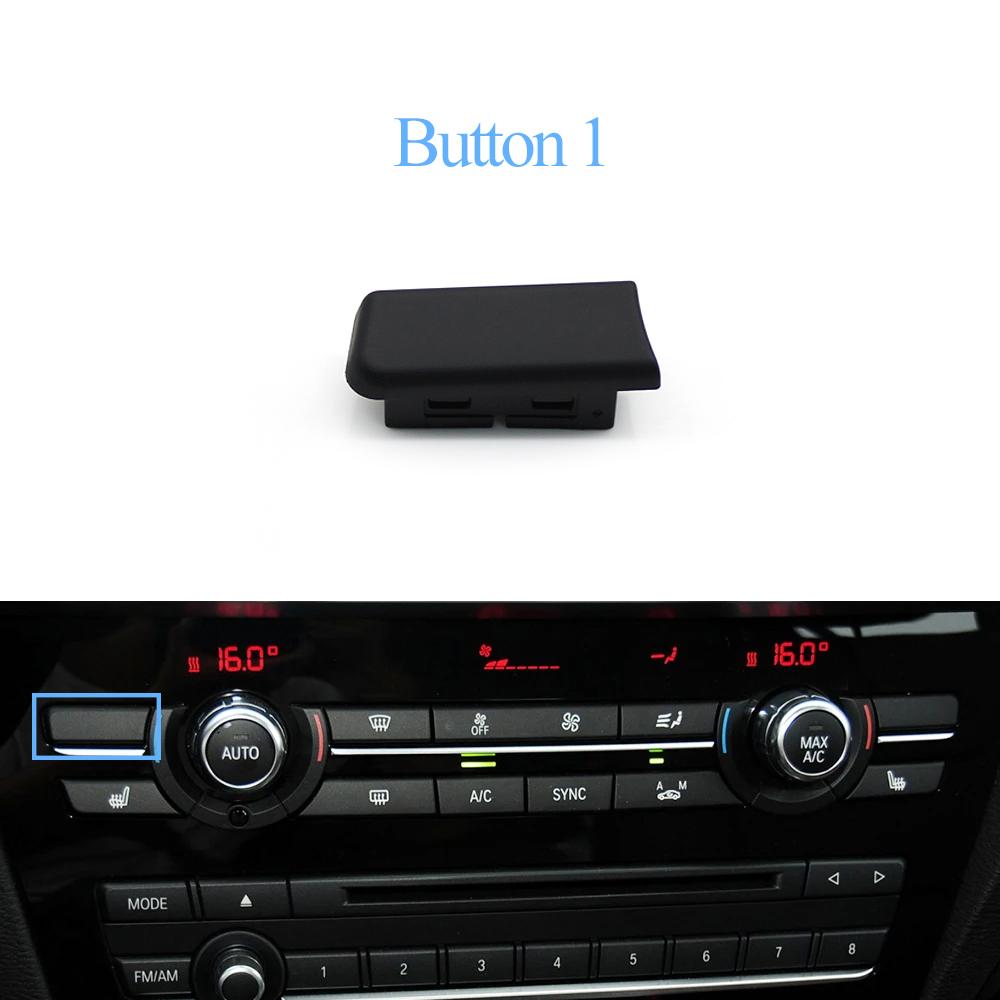 Dashboard AC Button Air Conditioning Venlitation Temperature Control Cap Repair Kit For BMW X3 F25 2014-2017 X4 F26 2013-2018